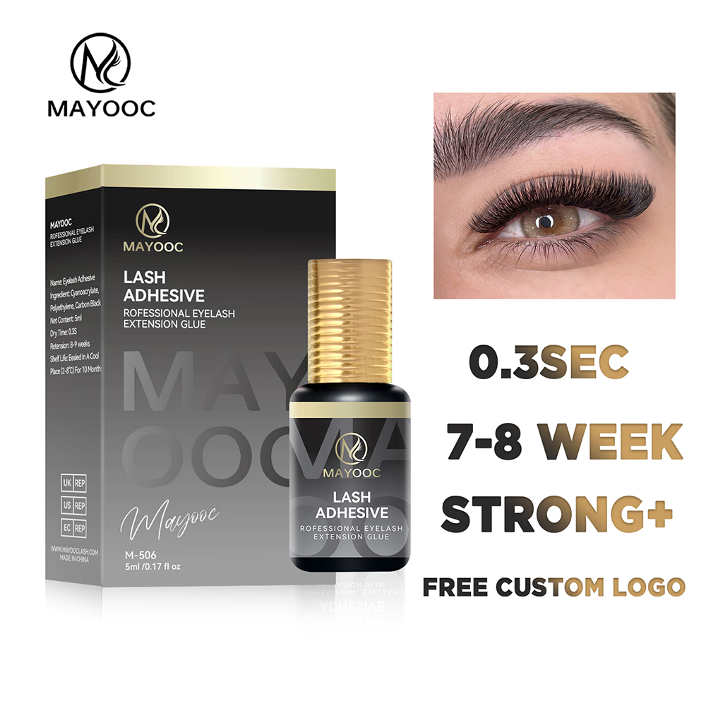 Eyelash Extension Glue For Sensitive Eyes - MAYOOC 0,3 sec wimperverlengingslijm sneldrogend individuele