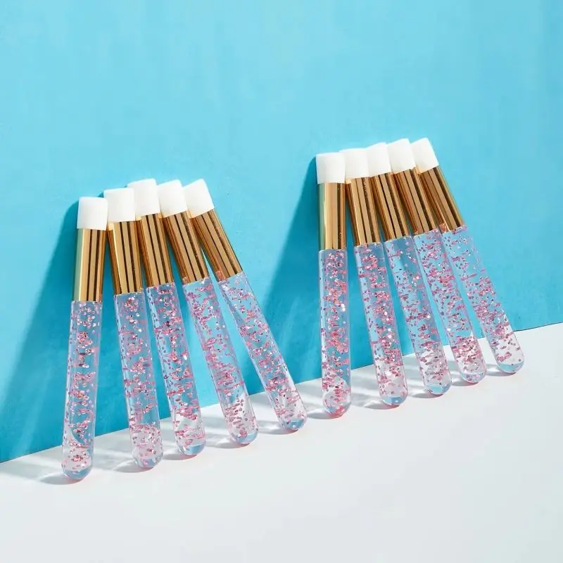 Eyelash Extension Cleaning - 10st Crystal Wimperverlenging Reinigingsborstels - Neusporie