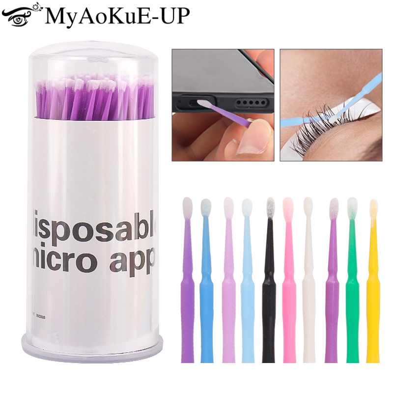 Eyelash Extension Cleaning - 100 Stuks Wegwerp Wimperborstel Lash Extension