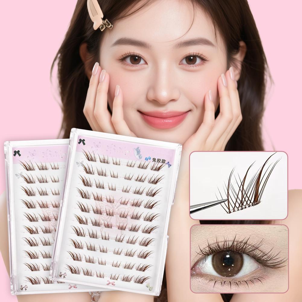 Eyelash Extension Glue For Sensitive Eyes - Geen lijm nodig Fox Eye Effect