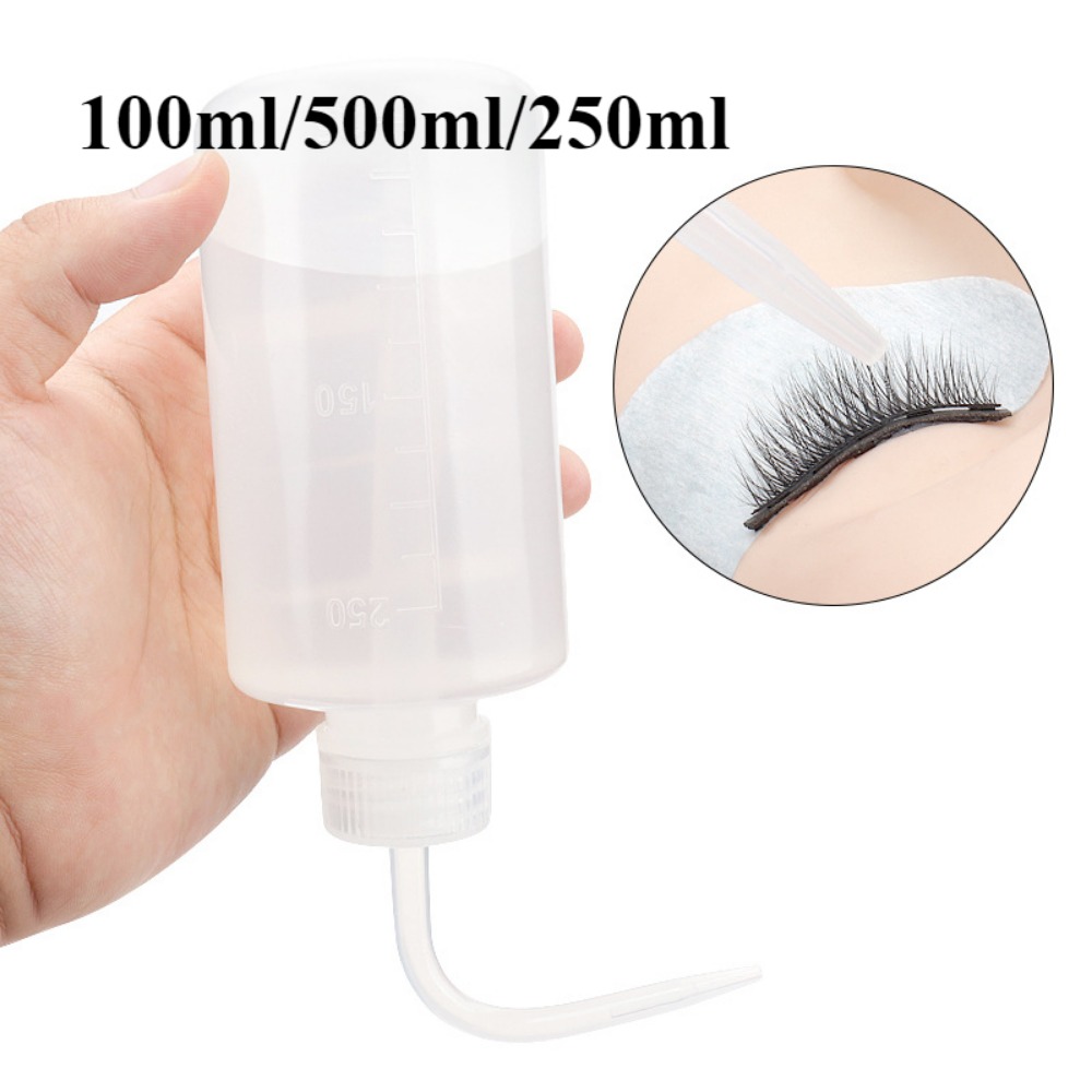Refill Eyelash Extension - Knijpbuis Lege Fles Gebogen Uitloop Wasfles