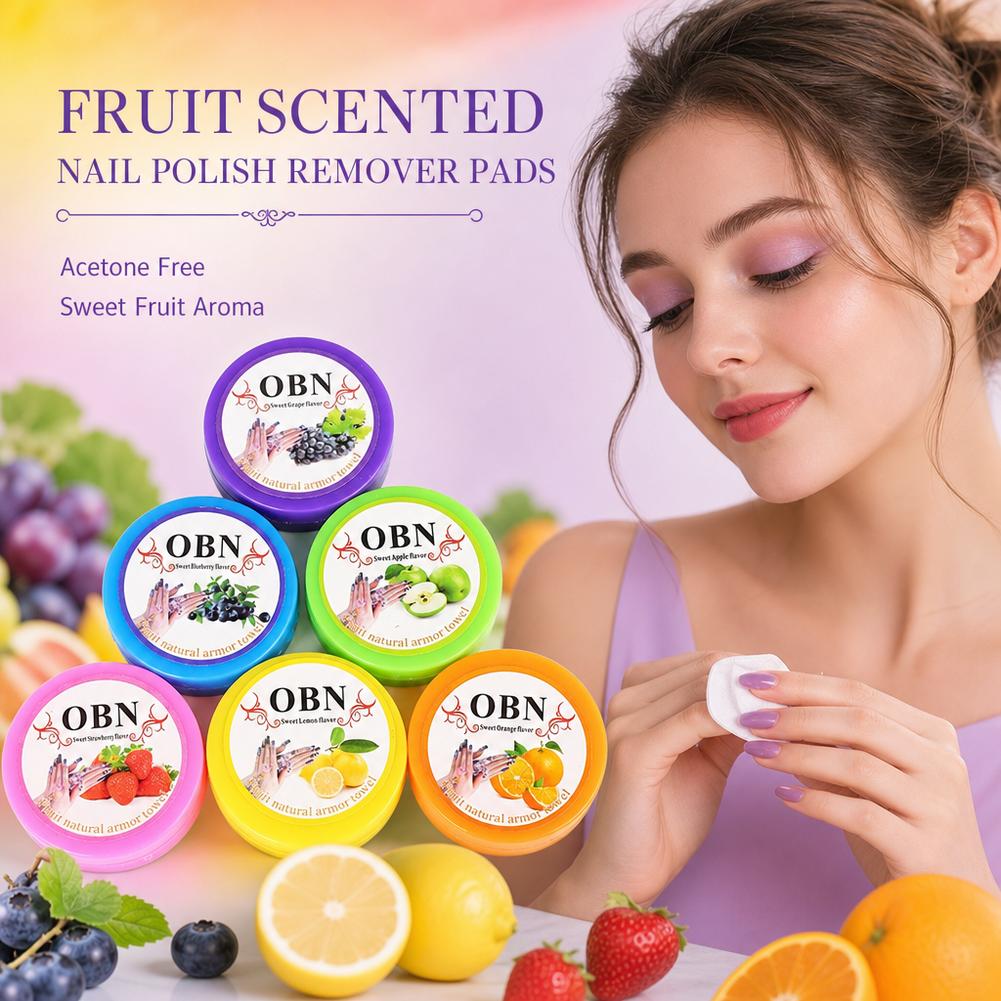 Eyelash Extension Cleaning - Flower Flavor Nagellak Verwijderingspads Absorberende Wimperverlengingslijm