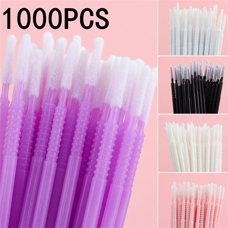 Eyelash Extension Cleaning - 100/200/1000PCS Wegwerp Wimpers Verlenging Individuele Lash
