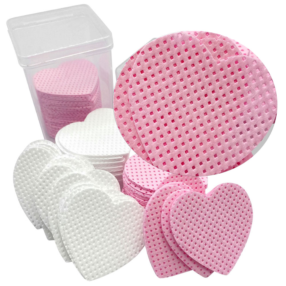 Eyelash Extension Glue Remover - 200 Stuks Katoenen Doekjes Wegwerp Niet-pluizende