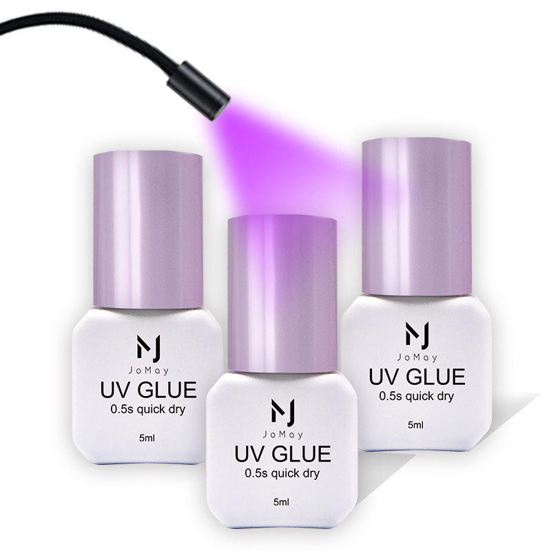Eyelash Extension Glue For Sensitive Eyes - Supersnelle versnelt 0,5 s UV-wimperlijm UV-licht
