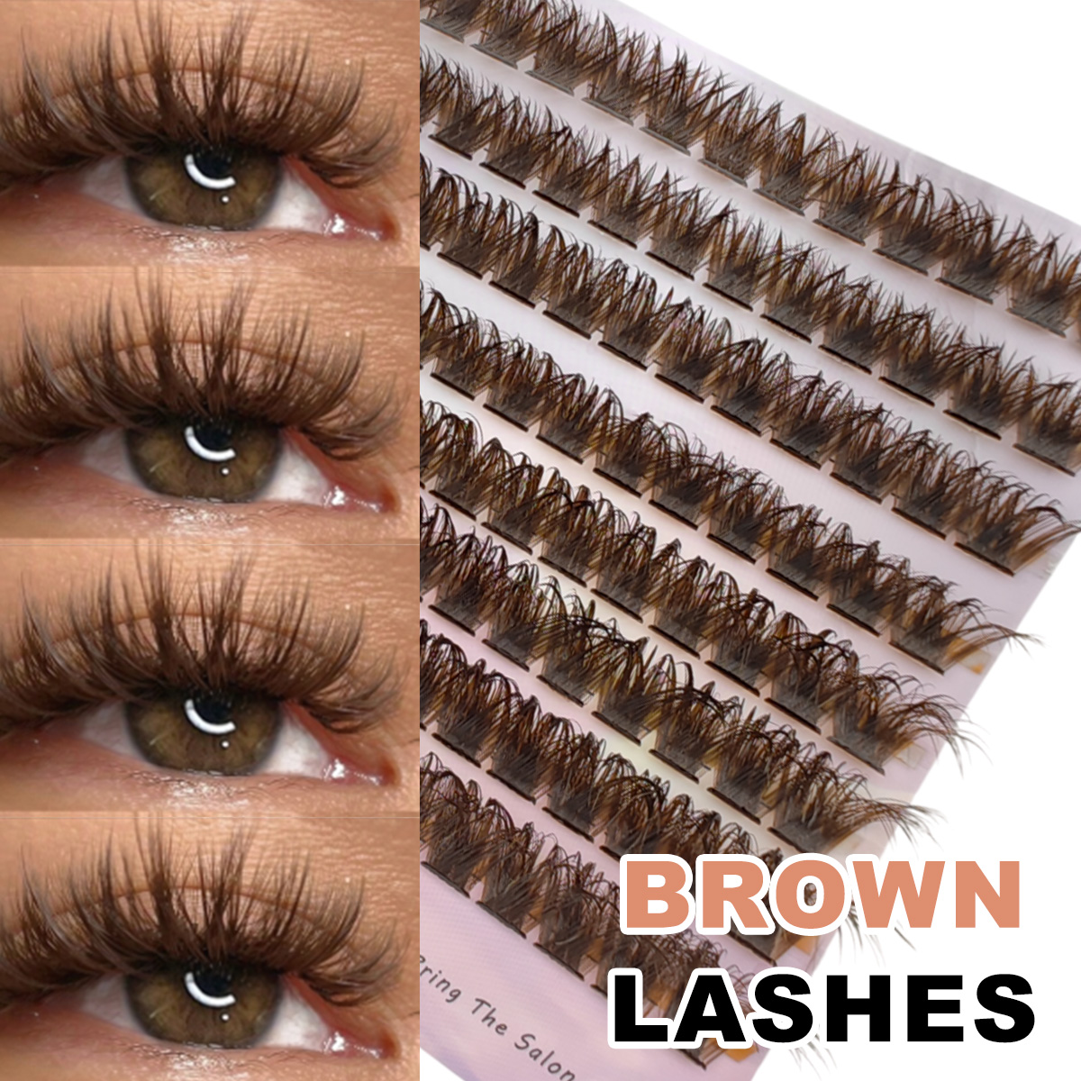 120 stks Natuurlijke Bruine Pi - Eyelash Extension Home Service recensie en prijs
