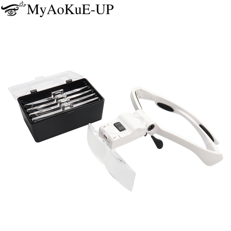 5-lens verstelbare vergrootgla - Eyelash Extension With Glasses recensie en prijs