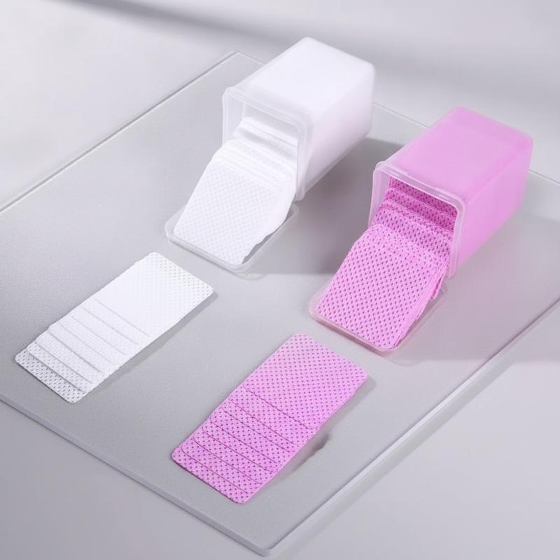 200 stuks pluisvrije nageldoek - Eyelash Extension Glue Remover recensie en prijs