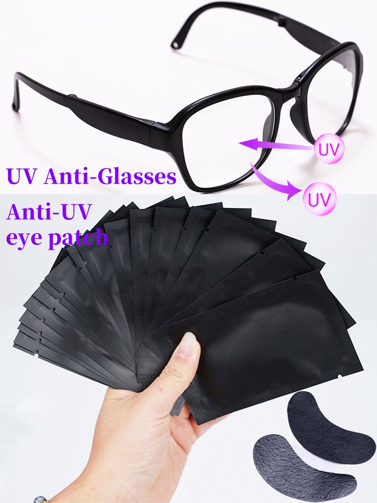 50 paar Padding UV Zwarte Patc - Eyelash Extension With Glasses recensie en prijs