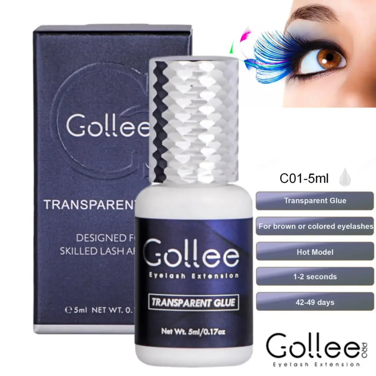 Gollee Clear Wimperverlengings - Eyelash Extension Gel Remover recensie en prijs