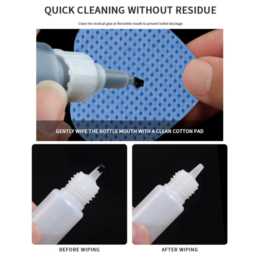 200 stuks katoenen doekjes voo - Eyelash Extension Glue Remover recensie en prijs