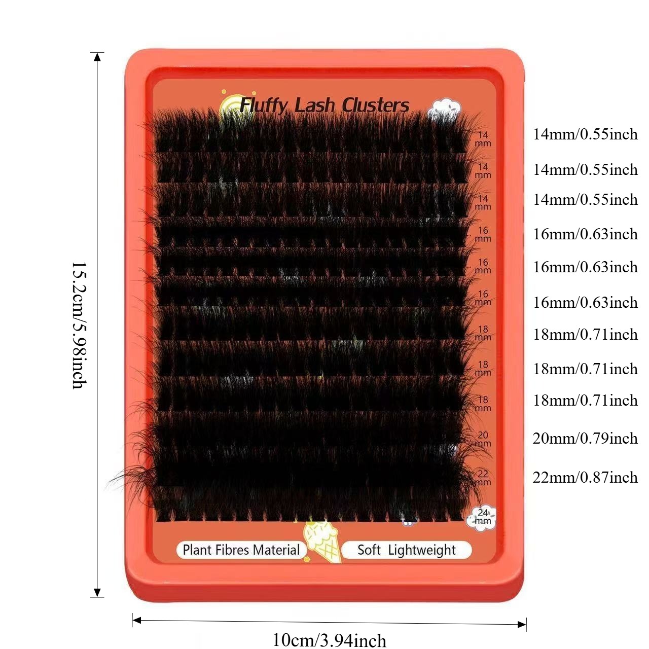 80D-100D 8D Pluizige Cluster W - Eyelash Extension Home Service recensie en prijs